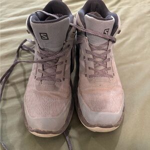 Salomon Black and Gray Outdoor Shoes